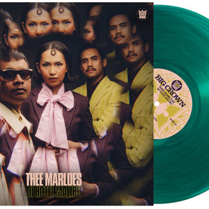 the album cover for Thee Marloes - Di Hotel Malibu [Indie Exclusive] Green [Colored Vinyl] (Grn) [Indie Exclusive]