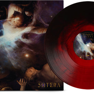 the album cover for Junius - Sotera - Ruby/Black Galaxy (Blk) [Colored Vinyl] (Ruby)