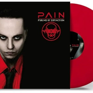 the album cover for Pain - Psalms Of Extinction [Colored Vinyl] (Red) [Indie Exclusive] [Remastered]