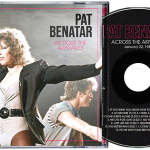 the album cover for Pat Benatar - Across The Airwaves