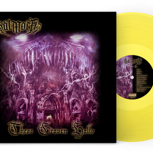 the album cover for Balmora - These Graven Halls [Clear Yellow]