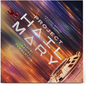 the album cover for Daniel Pemberton - Project Hail Mary (Original Motion Picture Score) [Crystal Clear Translucent]