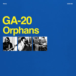 the album cover for GA-20 - Orphans - Yellow/Orange/Blue (Blue) [Colored Vinyl] (Org)