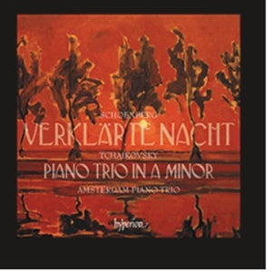 the album cover for Tchaikovsky / Schoenberg / Amsterdam Piano Trio - Tchaikovsky: Piano Trio / Schoenberg: Verklarte