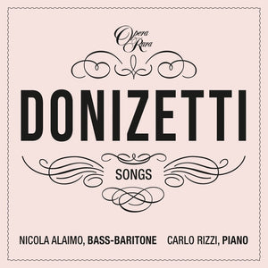 the album cover for Nicola Alaimo - Donizetti Songs: Vol. 8