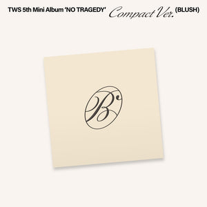 the album cover for TWS - TWS 5th Mini Album 'NO TRAGEDY' [BLUSH Compact Ver.]