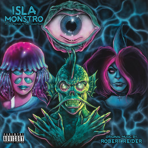 the album cover for Robert Reider - Isla Monstro - O.S.T.