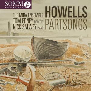 the album cover for Nick Salwey - Herbert Howells: Partsongs