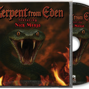 the album cover for Serpent From Eden - Serpent From Eden Feat. Nick Menza