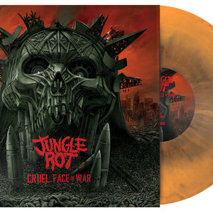 the album cover for Jungle Rot - Cruel Face Of War (Blk) [Colored Vinyl] (Org)