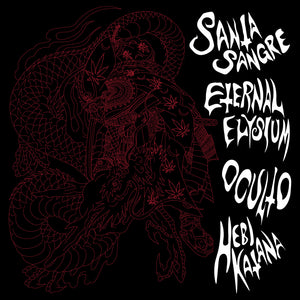 the album cover for Santa Sangre & Eternal Elysium & Oculto - Santa Sangre & Eternal Elysium & Oculto [Colored Vinyl]