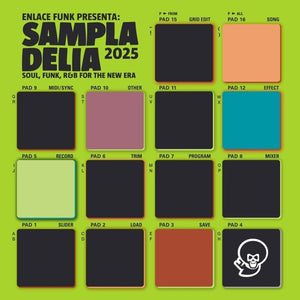 the album cover for Sampladelia 2025 / Various - Sampladelia 2025
