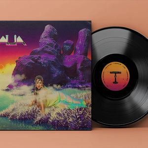 the album cover for Alia - Where The Echoes Bloom
