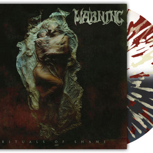 the album cover for Warning - Rituals of Shame [Indie Exclusive Custom Half and Half with Splatter]