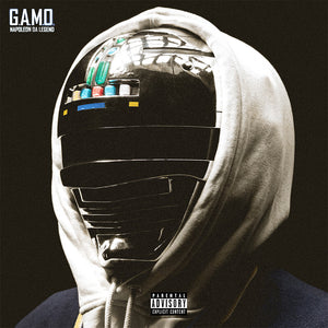 the album cover for Napoleon Da Legend - G.A.M.O. [Double Silver Galaxy Vinyl ]