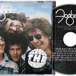 the album cover for Foghat - Across The Airwaves