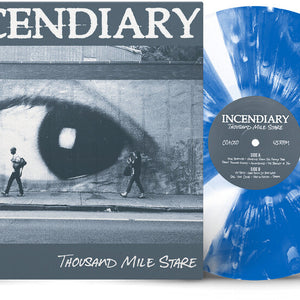 the album cover for Incendiary - Thousand Mile Stare (Blue) [Colored Vinyl] (Wht)