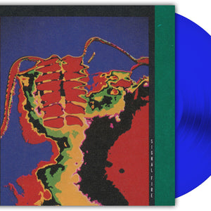 the album cover for Genghis Tron - Signal Fire [Royal Blue]