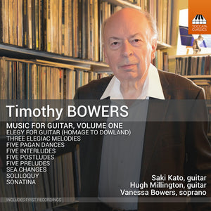 the album cover for Miyabi Duo - Timothy Bowers: Guitar Music Vol. 1