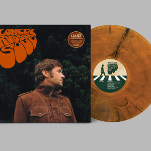 the album cover for John Craigie - Lonely Rubber Soul [Indie Exclusive] (Brwn) [Colored Vinyl] [180 Gram] [Indie Exclusive]