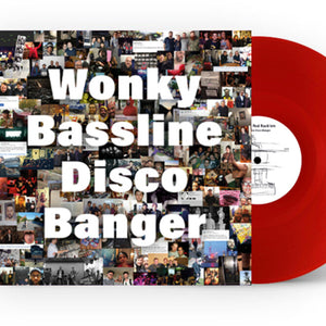 the album cover for Red Rack'em - Wonky Bassline Disco Banger [Colored Vinyl] (Red)