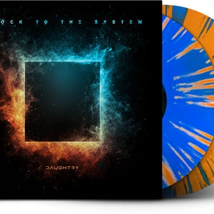 the album cover for Daughtry - Shock To the System (x) (deluxe) (blue/orange Splatter Vinyl/2lp)