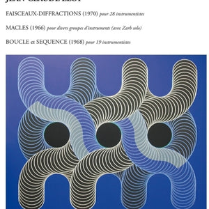the album cover for Jean Eloy -Claude - Faisceaux-Diffractions - Macles - Boucle Sequence