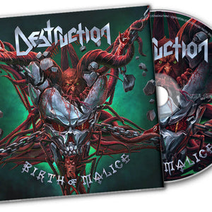 the album cover for Destruction - Birth Of Malice (Jewl)