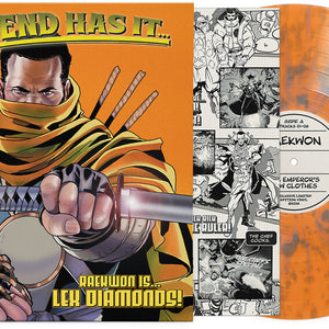the album cover for Raekwon - Emperor's New Clothes [Marvel Legend Has It Series Marble]