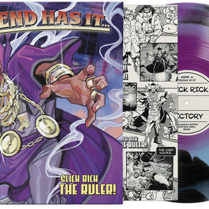 the album cover for Slick Rick - Victory [Marvel Legend Has It Series Marble]