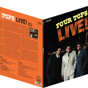 the album cover for Four Tops - Four Tops Live - The Complete Performance [Deluxe]