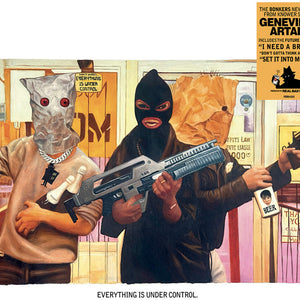 the album cover for Genevieve Artadi / Real Bad Man - Everything Is Under Control.