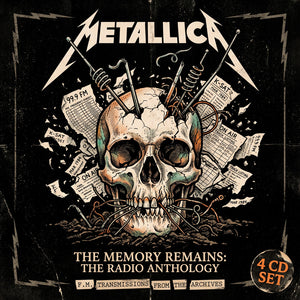 the album cover for Metallica - Memory Remains - The Radio Anthology (Box)