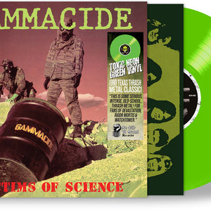 the album cover for Gammacide - Victims of Science