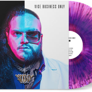 the album cover for V.B.O. - Vice Business Only [Mediterraneon Splatter]