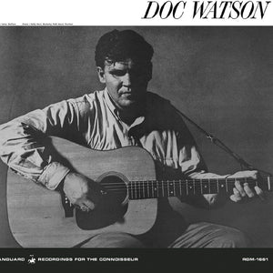 the album cover for Doc Watson - Doc Watson - Deep River Blue (Blue) [Colored Vinyl]