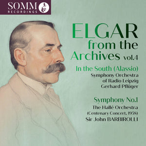 the album cover for Symphony Orchestra Of Radio Leipzig - Elgar From The Archives Vol. 4