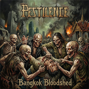 the album cover for Pestilence - Bangkok Bloodshed