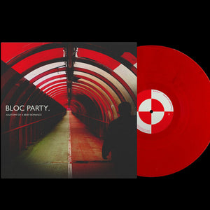 the album cover for Bloc Party - Anatomy Of A Brief Romance [Indie Retail Exclusive 140g Recycled Red Vinyl in Single Jacket with Printed Inner Sleeve]