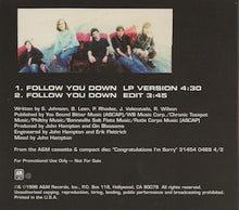 Load image into Gallery viewer, Gin Blossoms : Follow You Down (CD, Single, Promo, Dig)
