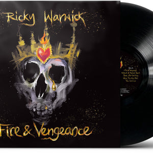 the album cover for Ricky Warwick - Fire & Vengeance