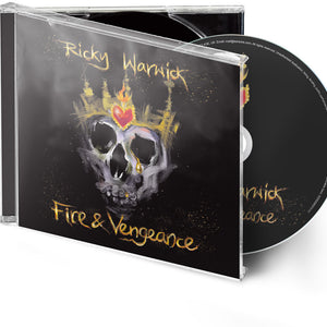 the album cover for Ricky Warwick - Fire & Vengeance