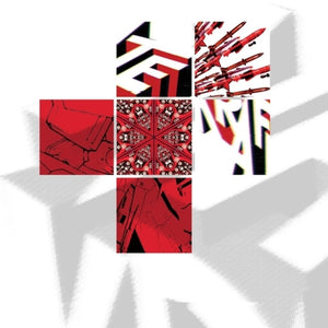 the album cover for Nate Krafft - Crimson Arsenal / Man Machine