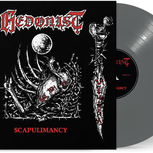 the album cover for Hedonist - Scapulimancy (silver Vinyl)