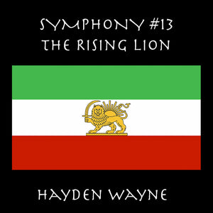the album cover for Hayden Wayne - Symphony 13: the Rising Lion