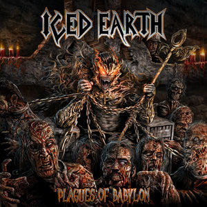 the album cover for Iced Earth - Plagues of Babylon (2lp) (colored Vinyl)