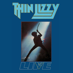 the album cover for Thin Lizzy - Life Live Double Album (aqua Turquoise Vinyl/limited Edition/2-12 Inch)