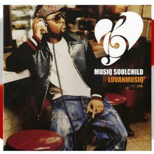 the album cover for Musiq Soulchild - Luvanmusiq (split Red & Clear Sparkled Vinyl/2lp)