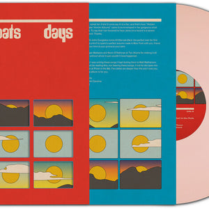 the album cover for Mountain Goats - Days [Indie Exclusive Robert Lynd Pink with Lyrics Booklet]