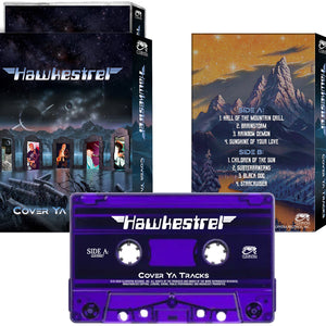 the album cover for Hawkestrel - Cover Ya Tracks